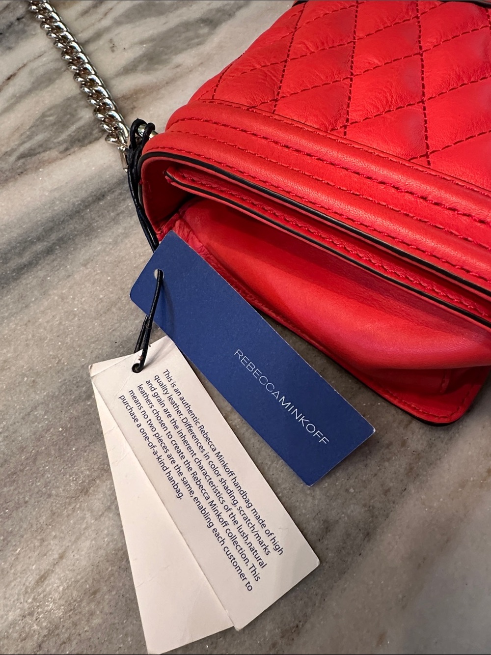 Rebecca MINKOFF quilted LOVE. crossbody bag-NWT - Picture 10 of 10